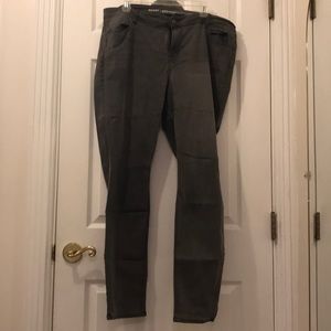 Old Navy super skinny gray.